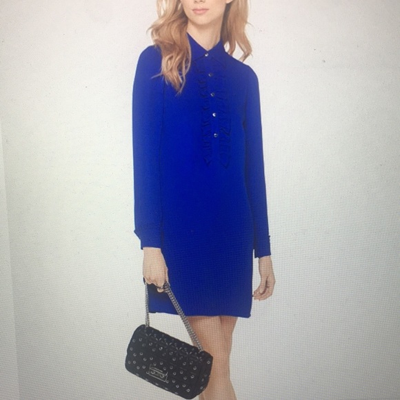 michael kors royal blue dress